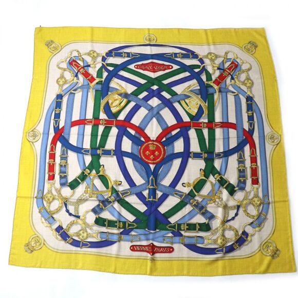 Hermes Cashmere Silk Large Shawl - Picture 1 of 4